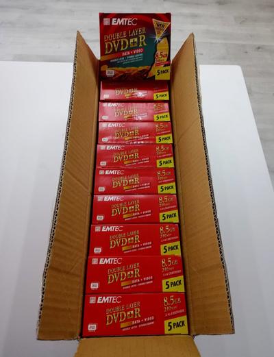 DVD+R 8.5GB Double Layer - 50 pack